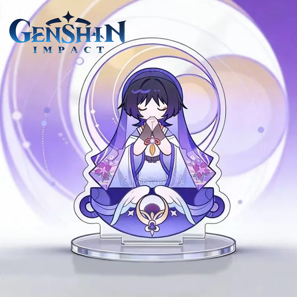 Cosplay Prop Making - ゲーム原神インパクト放浪者バラードコスプレアクリルスタンド漫画フィギュアモデルデスク装飾スタンディングプレート小道具