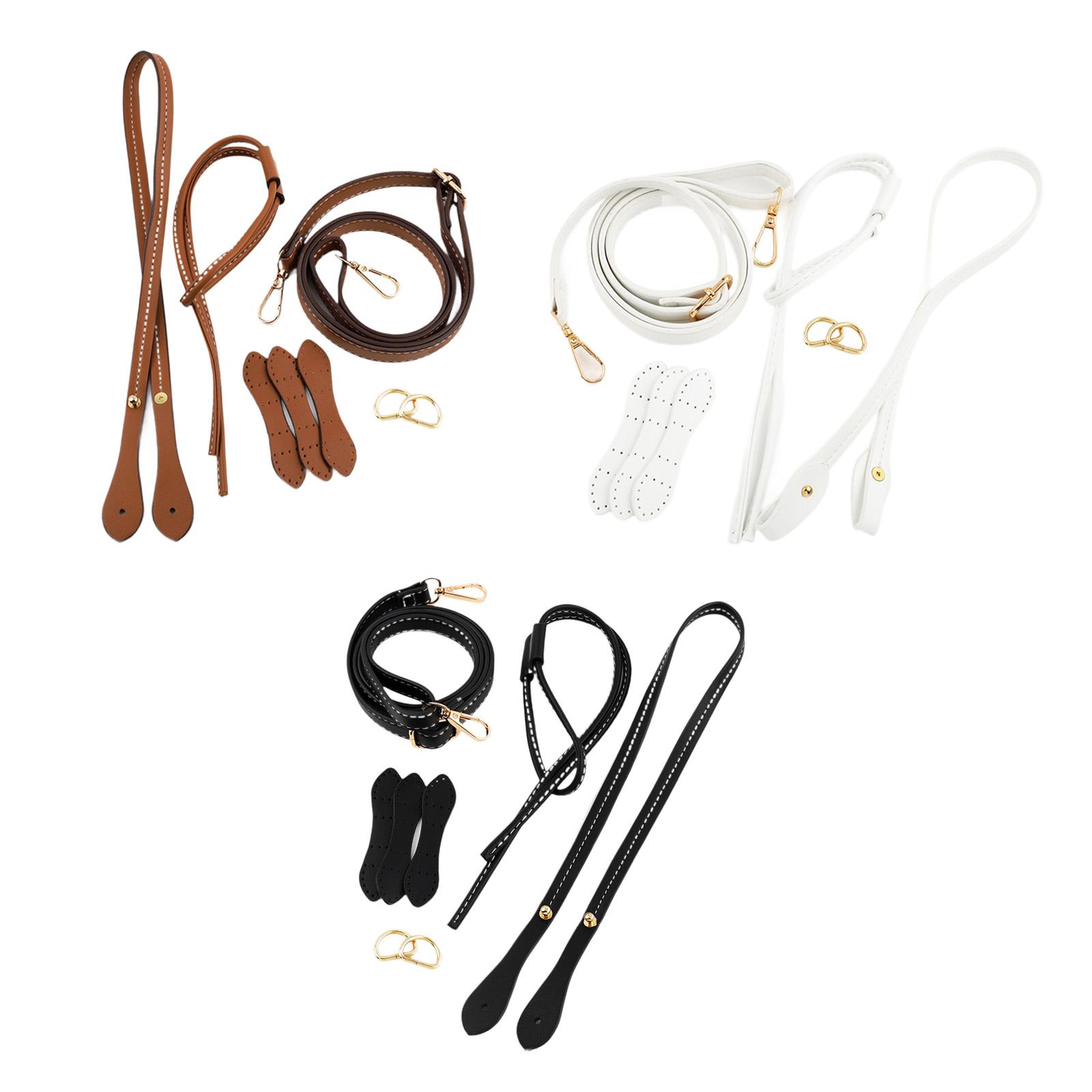 手編みのクロシェ編みバッグ用ハンドルキット。PUレザー製のシ - D Ring Strap のレビューと価格