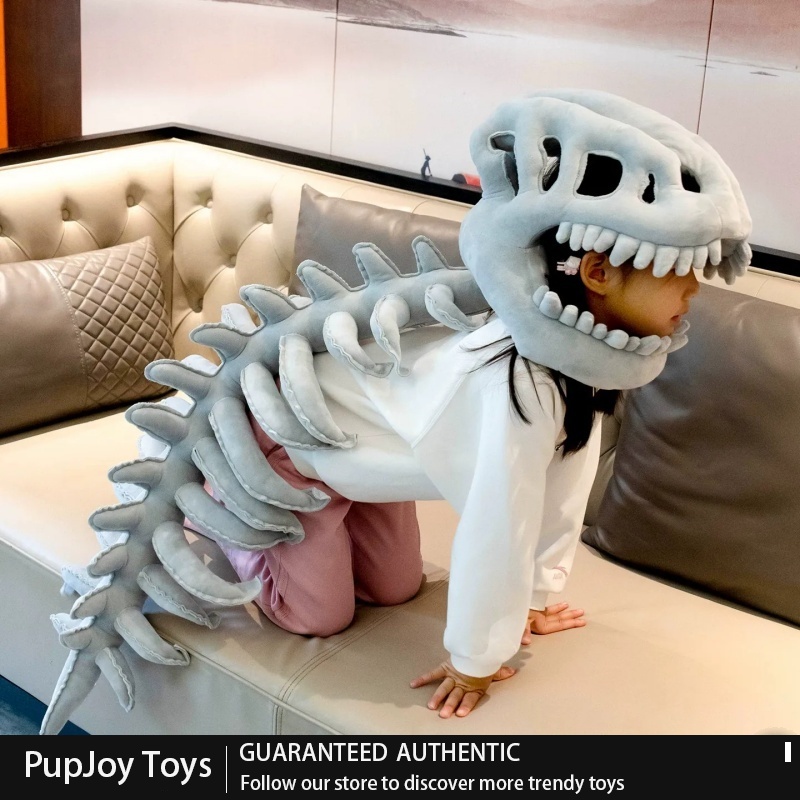 汎用恐竜の骨格を模したぬいぐるみ帽子、フルセット。面白いコス - Cosplay Fire Prop のレビューと価格